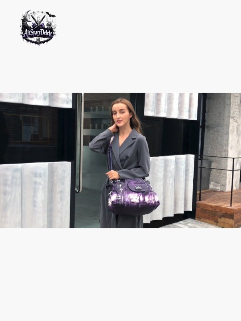 Large Hobo Tote Shoulder Bag Faux Leather Multi-Pocket Satchel Purse - Picture 7 of 7